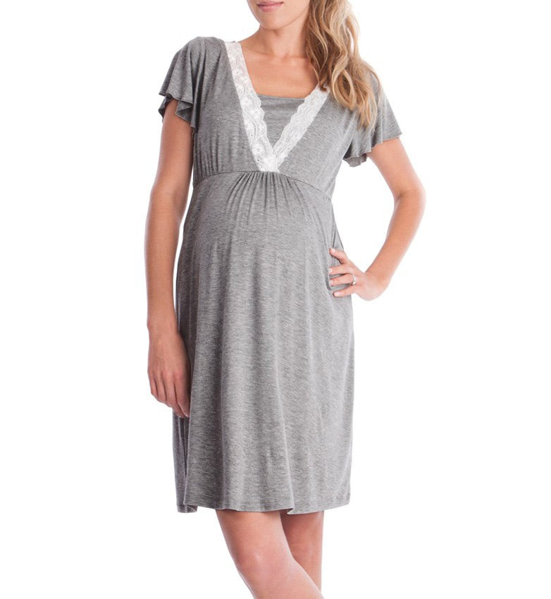Ladies Maternity Breastfeeding Dress - Mum To Be - Pregnancy