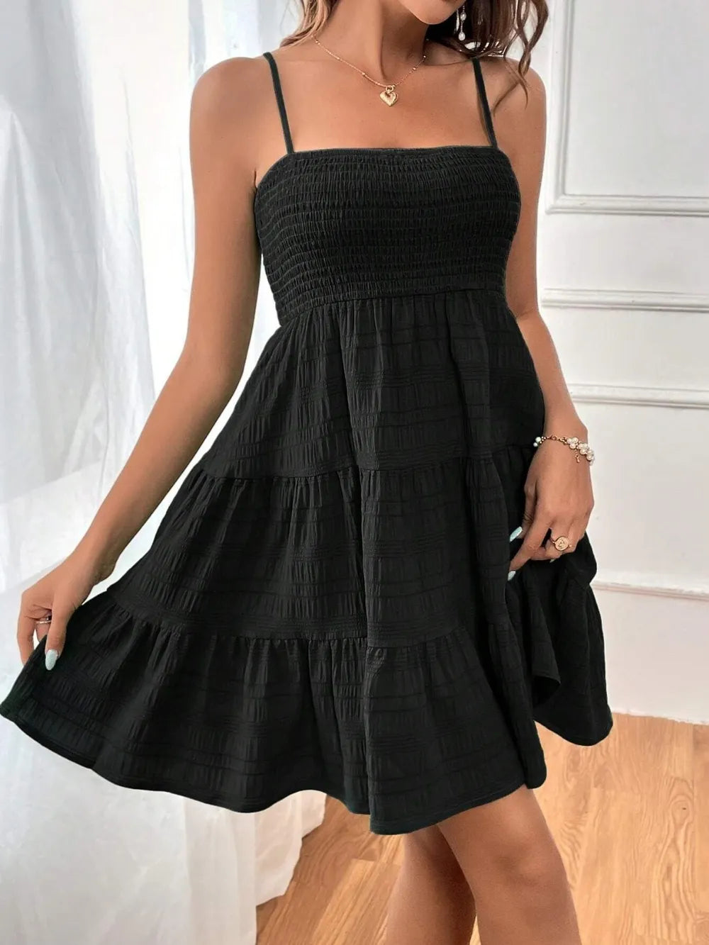 Women's Tiered Smocked Dress