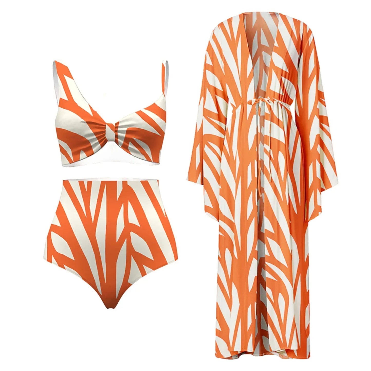 Bikini Two Piece Set with matching Trousers