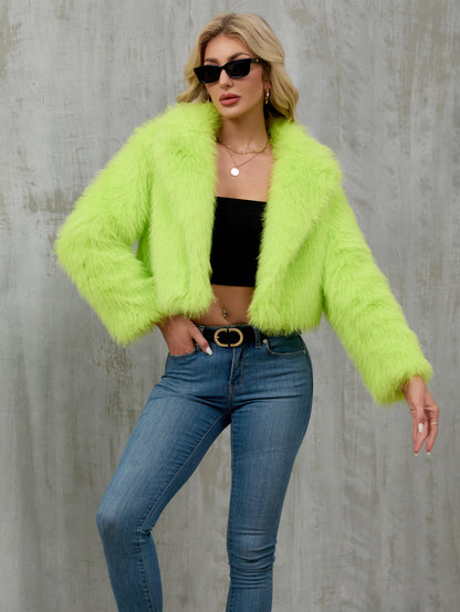 Women's Faux Fur Jacket - Various Colours