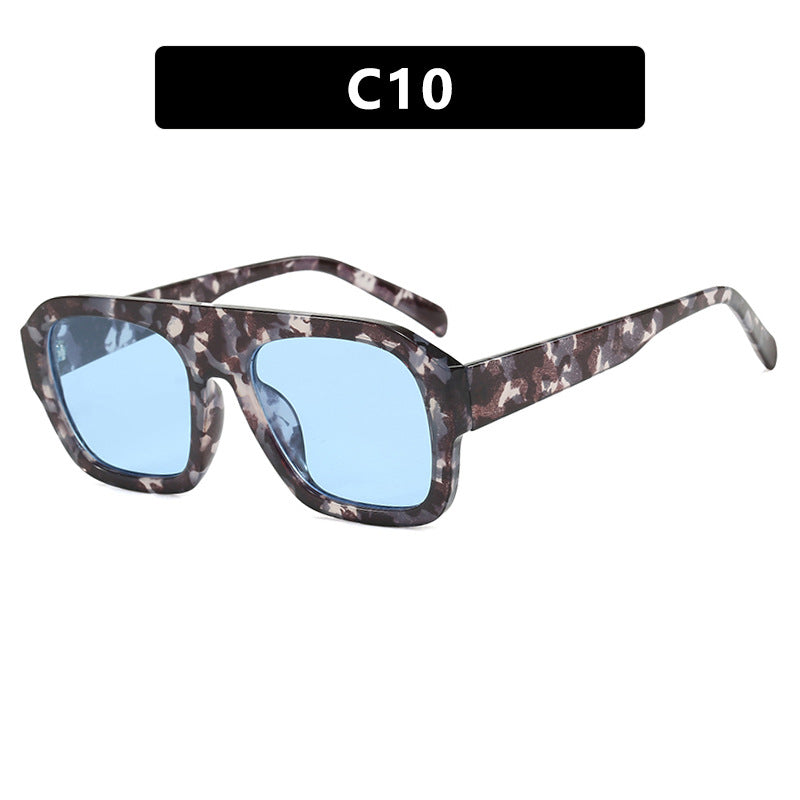Ladies Large Frame Square Sunglasses - various colours