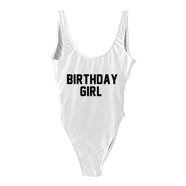 BIRTHDAY GIRL Swimsuit - various colours