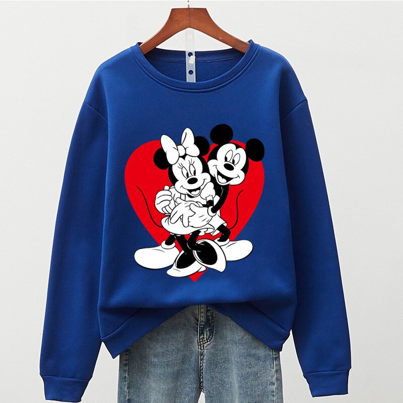 Women's Sweatshirt - Mickey & Minnie Print