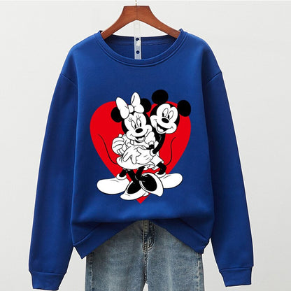 Women's Sweatshirt - Mickey & Minnie Print