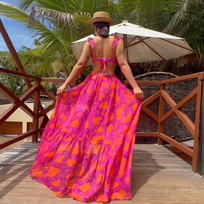 Women's Vintage Swimsuit and matching skirt