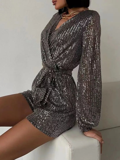 Women's Sequin Romper Playsuit - various colours