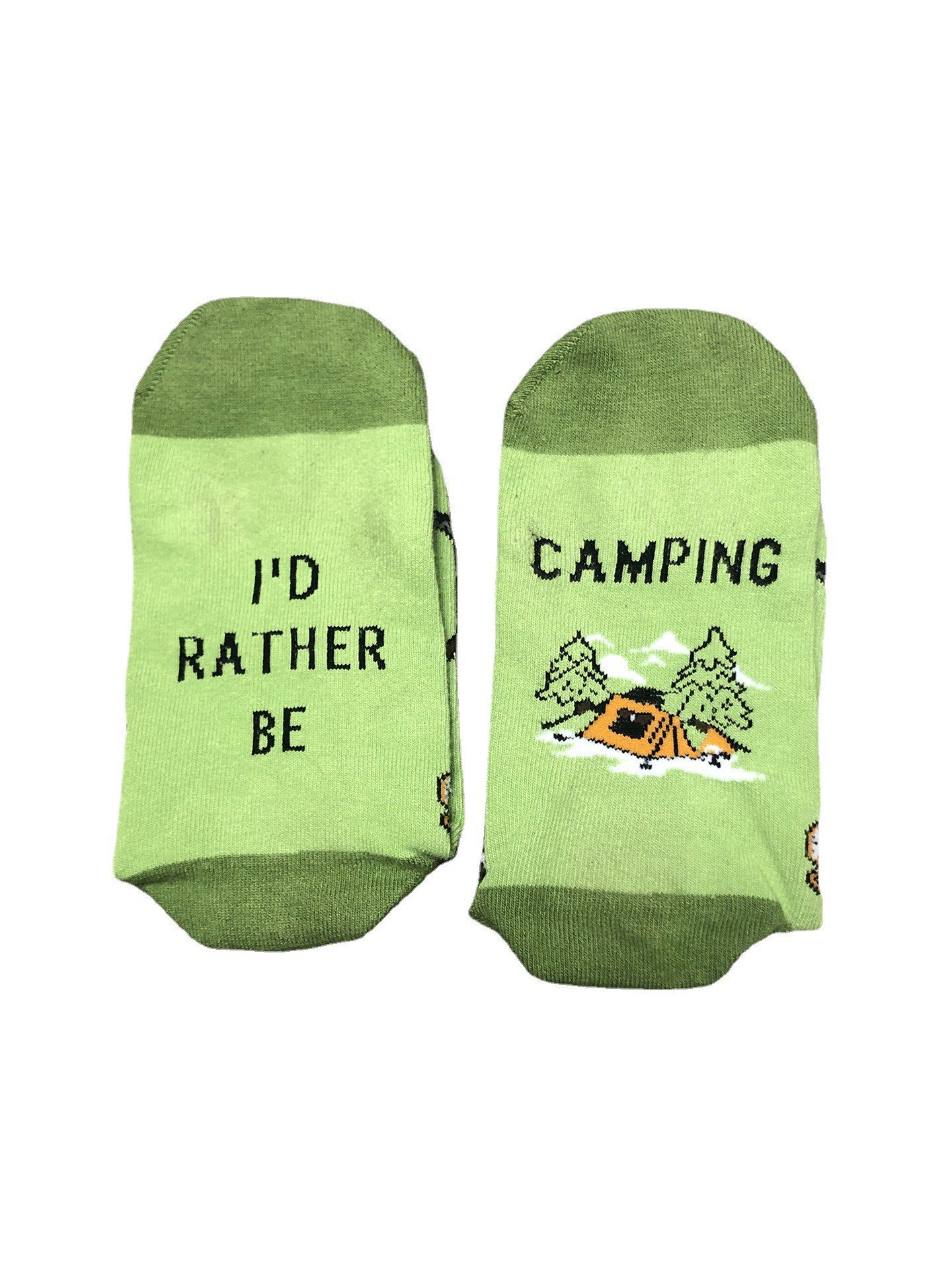 Socks - I'D RATHER BE Slogan