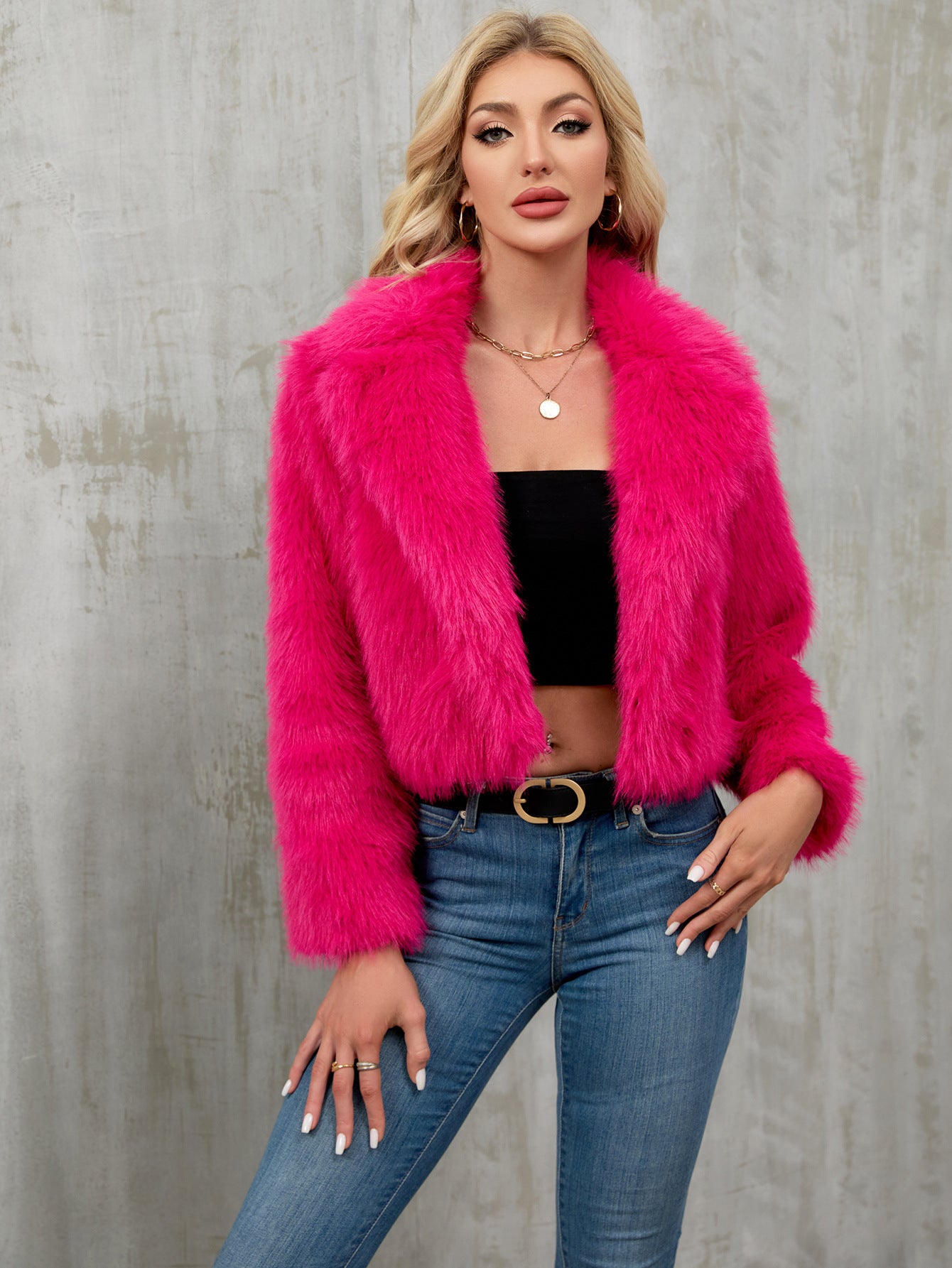 Women's Faux Fur Jacket - Various Colours