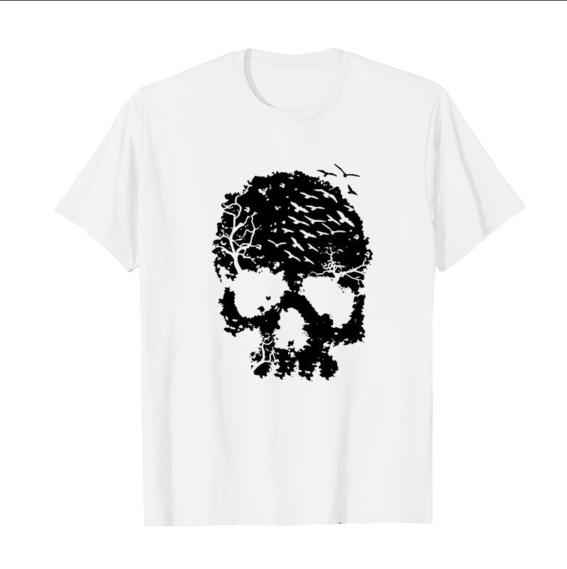 Halloween Skull T Shirt