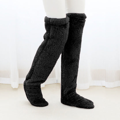 Socks Leg Warmers - Over The Knee - Thick Fleece