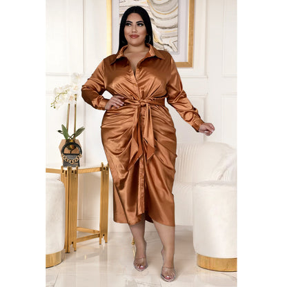 Women's Christmas Party Dress - Various Colours - Plus Size