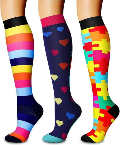 Sports Pressure Socks - 3 Pack - Compression