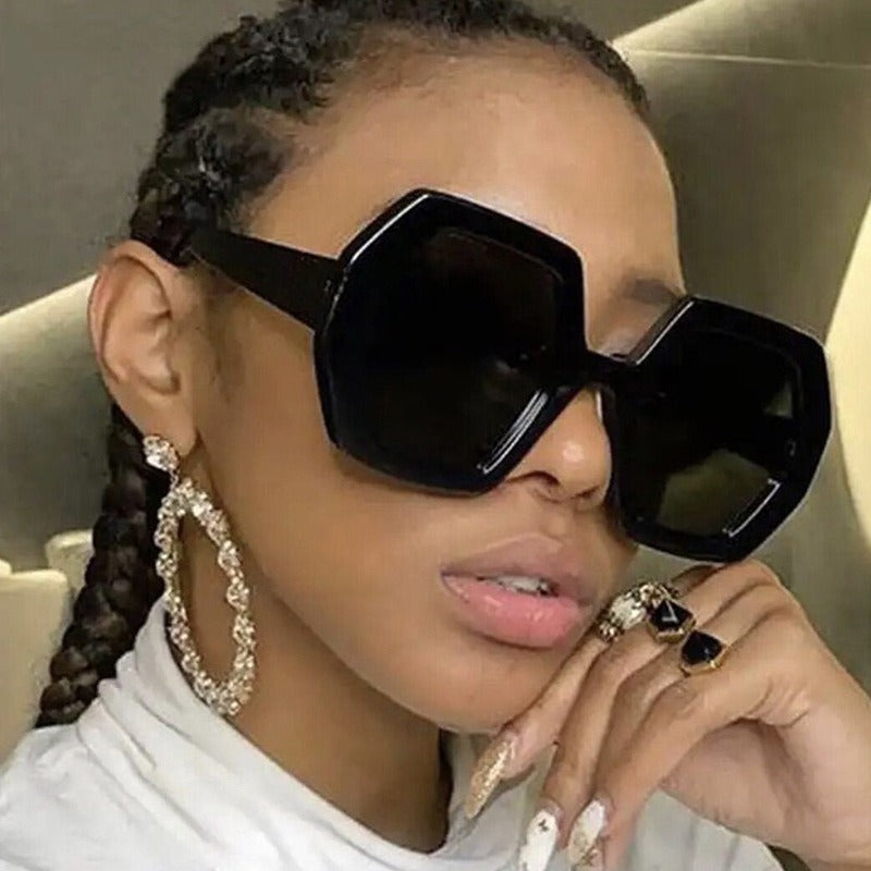 Ladies Polygon Sunglasses Anti-UV - various colours