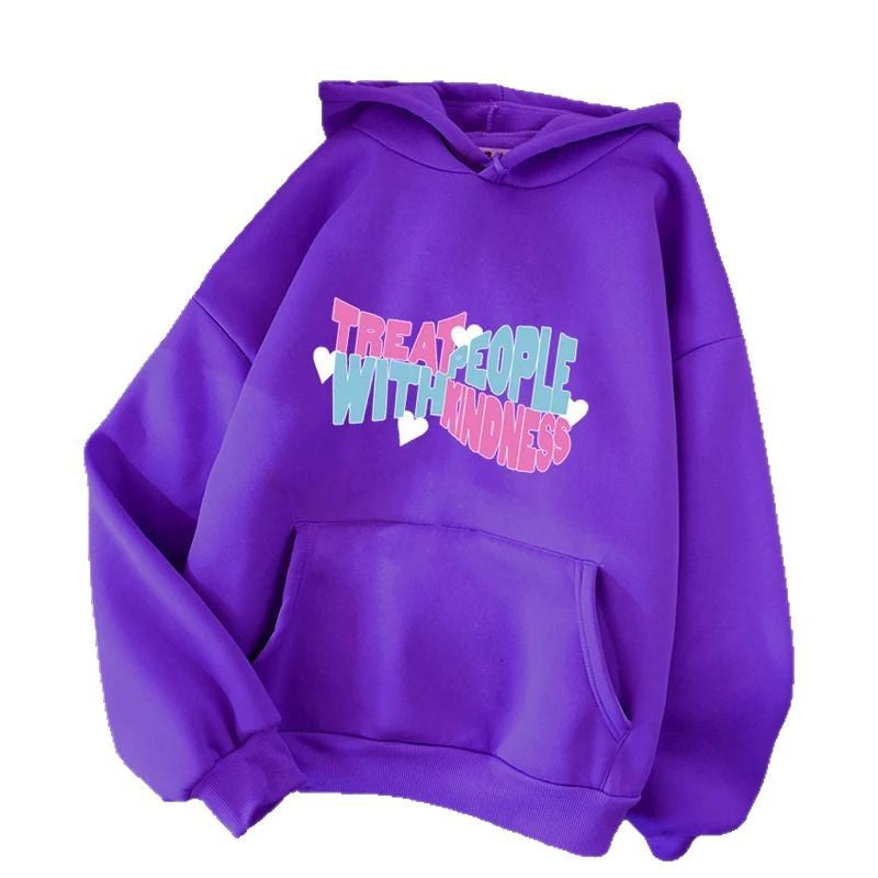 Hoodie - Treat People With Kindness - Up to 4XL - various colours
