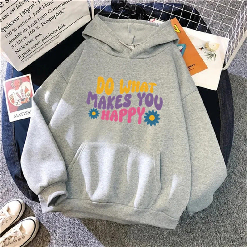 Unisex Hoodie - Do What Makes You Happy - Up To 4XL