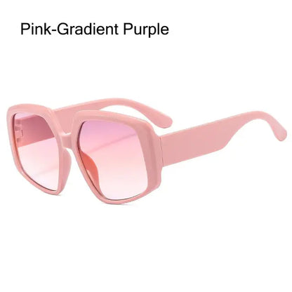 Ladies Oversized Square Sunglasses - various colours