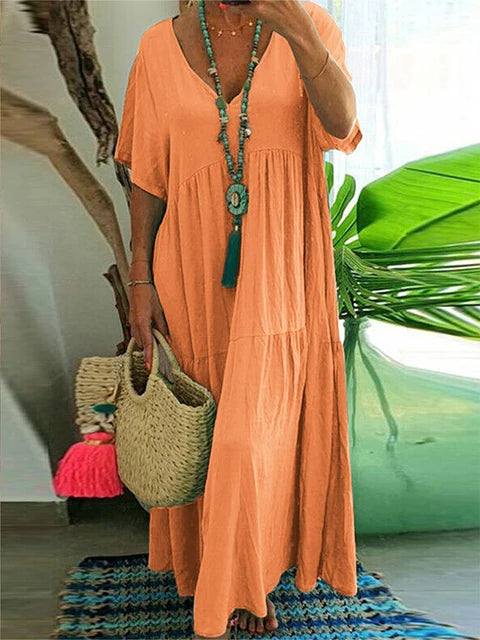 Women's Summer Dress - Up to 5XL - various colours