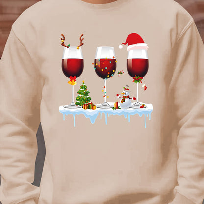 Men's Christmas Sweatshirt - Wine - Various Colours