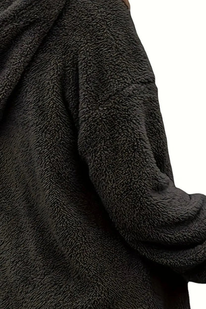 Half Zip Oversized Hoodie