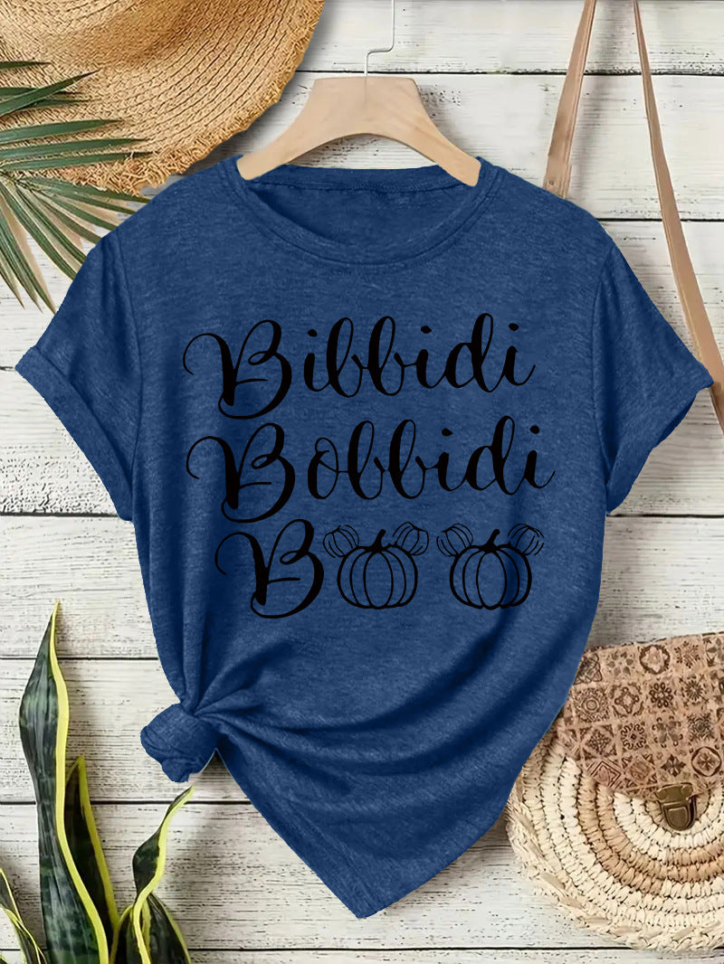 Halloween Slogan T Shirt - Bibbidi Bobbidi Boo