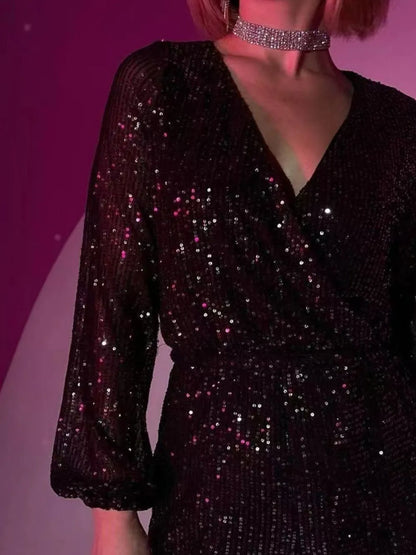 Women's Sequin Romper Playsuit - various colours