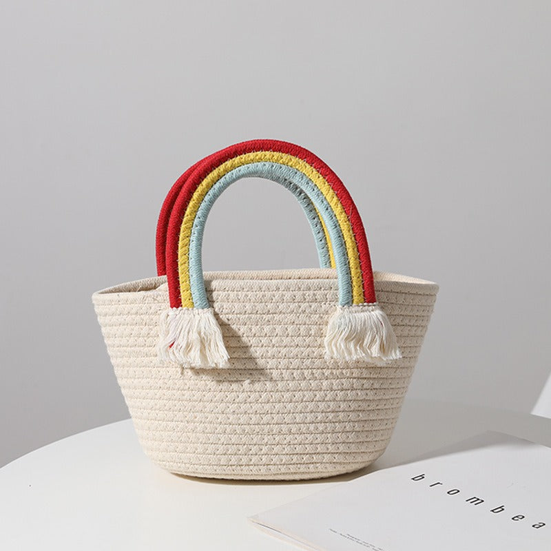 Summer Rainbow Beach Bag