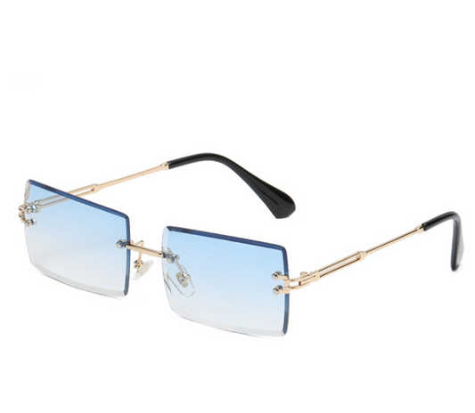 Ladies Frameless Square Sunglasses - various colours