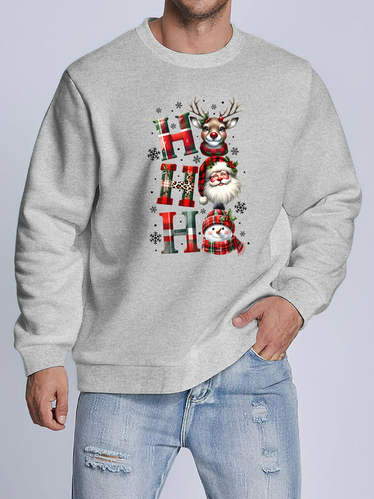 Men's Christmas Sweatshirt - Ho Ho Ho