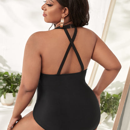 Women's Swimsuit One Piece - Leopard Print