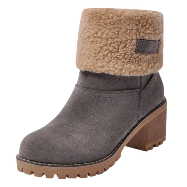 Women's Ankle Boot - Fleece - Various Colours