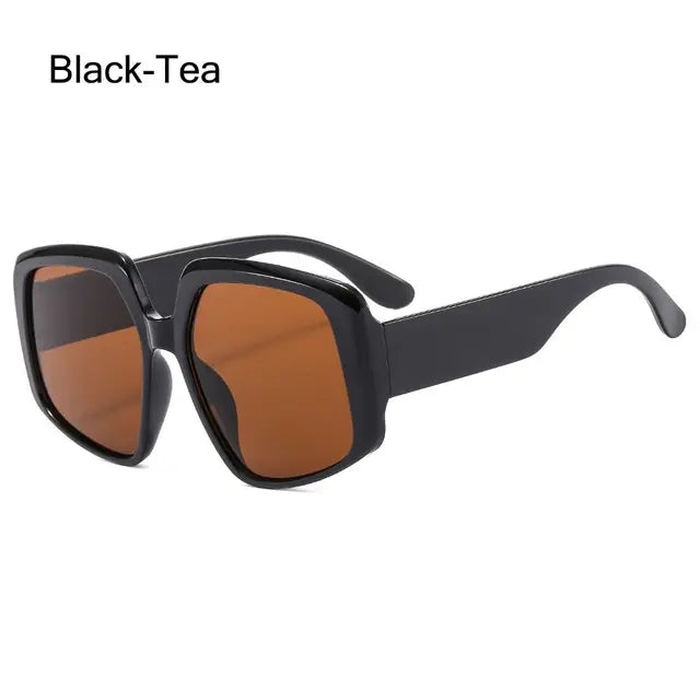 Ladies Oversized Square Sunglasses - various colours