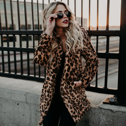 Leopard Print Coat