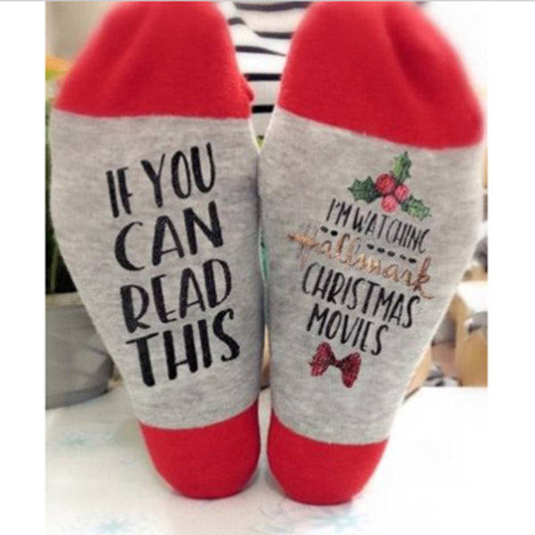 Socks - IF YOU CAN READ THIS Slogan