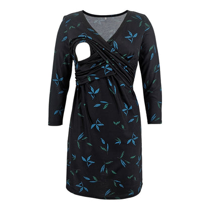 Ladies Maternity Breastfeeding Dress - Mum To Be - Pregnancy