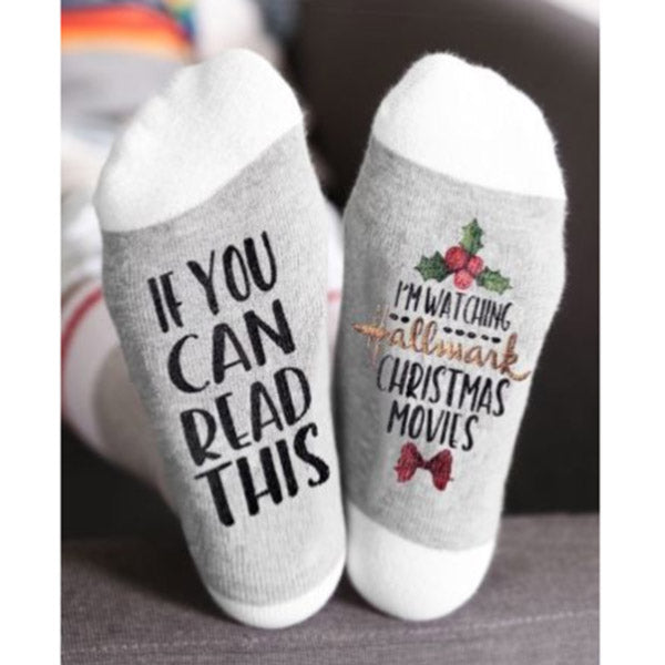 Socks - IF YOU CAN READ THIS Slogan