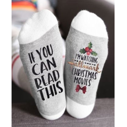 Socks - IF YOU CAN READ THIS Slogan