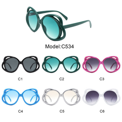 Ladies Oval Frame Sunglasses - various colours