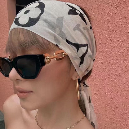 Ladies Cateye Chain Arm Sunglasses - various colours