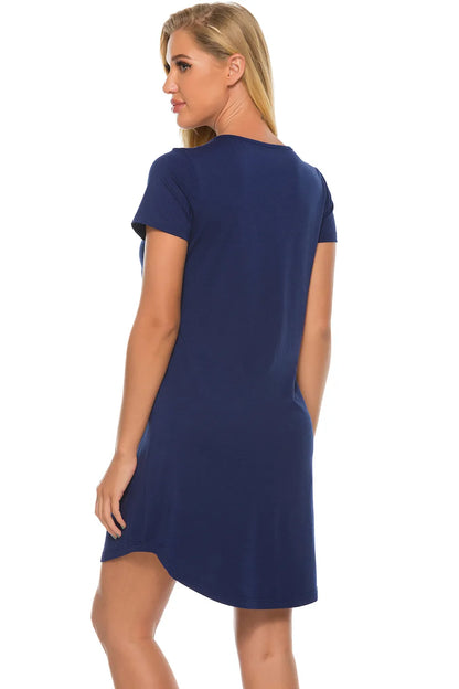 Ladie's Slogan Nightdress Pyjama
