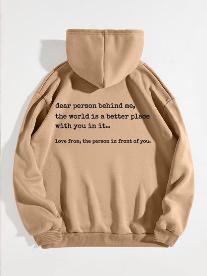 Hoodie - Dear Person Behind Me - Up to 4XL - various colours