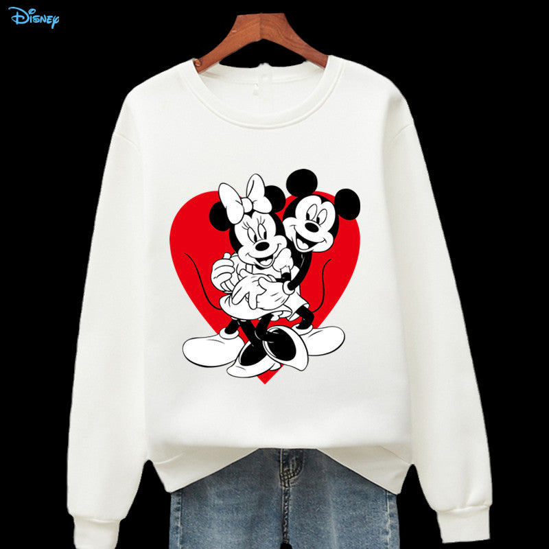 Women's Sweatshirt - Mickey & Minnie Print