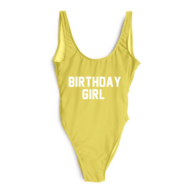 BIRTHDAY GIRL Swimsuit - various colours