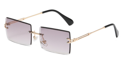 Ladies Frameless Square Sunglasses - various colours