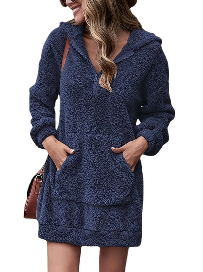 Half Zip Oversized Hoodie