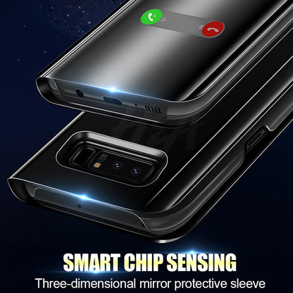 Samsung Phone Case Mirror Flip For Samsung Galaxy S10E S10 S9 S8 Plus Cover  Cover