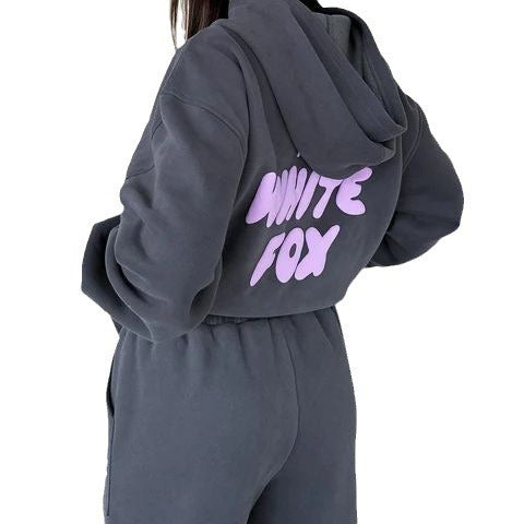Hoodie & Tracksuit Bottom Set - White Fox - Up to 3XL - various colours