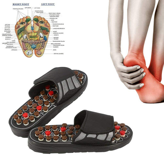 Men's Foot Massage Slipper Shoe for  Acupuncture Therapy Massage