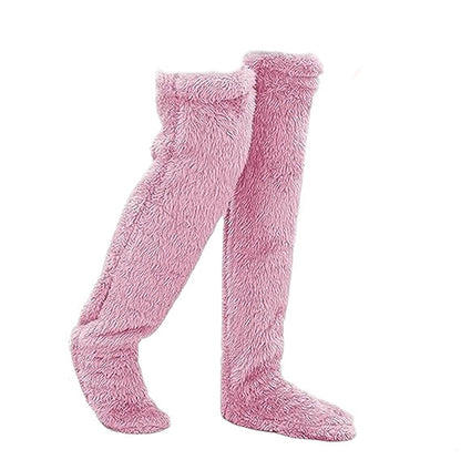 Socks Leg Warmers - Over The Knee - Thick Fleece