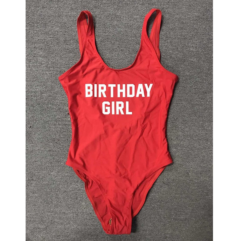 BIRTHDAY GIRL Swimsuit - various colours