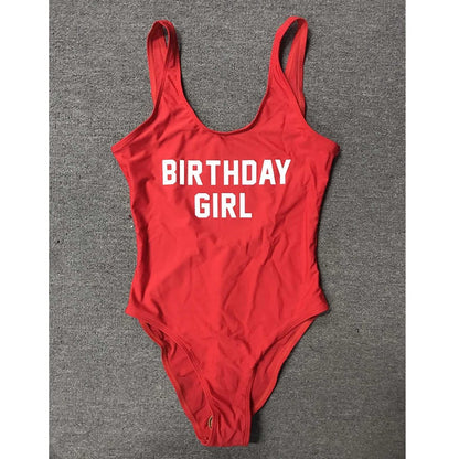 BIRTHDAY GIRL Swimsuit - various colours